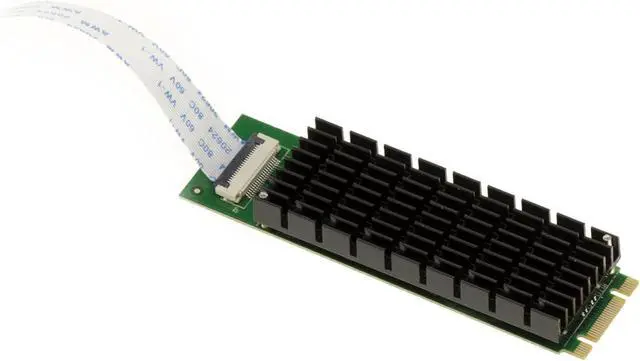 Alt view image 2 of 3 - KALEA-INFORMATIQUE M2 PCIe B+M to RJ45 10G LAN 10 Gigabit Ethernet network controller card with Aquantia AQC107 chipset