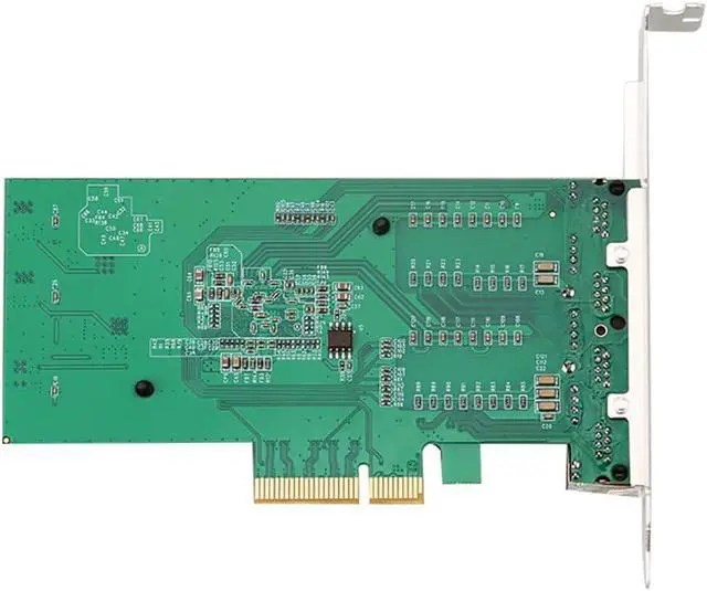 Alt view image 3 of 5 - TXA034 4-Port Gigabit Network Card I350-T4 Enterprise Card with Chip I350 for PCIe 4X Interface Computer