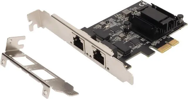 Main image of Port PCIe Network Card with RTL8125BG Chip, 2.5Gbps Transmission for Desktops, PC Servers, Wide OS Compatibility, Remote Wake up Technology
