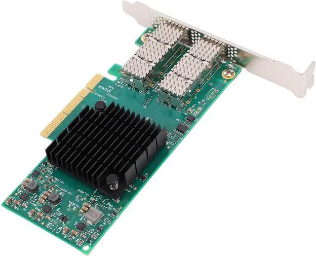 Alt view image 3 of 7 - Dpofirs MCX4121AXCAT Dual Port 10G/25G SFP28 Server Network Card Adapter, PCIe X8, Low Latency RDMA, Hardware Acceleration, Support //VMware