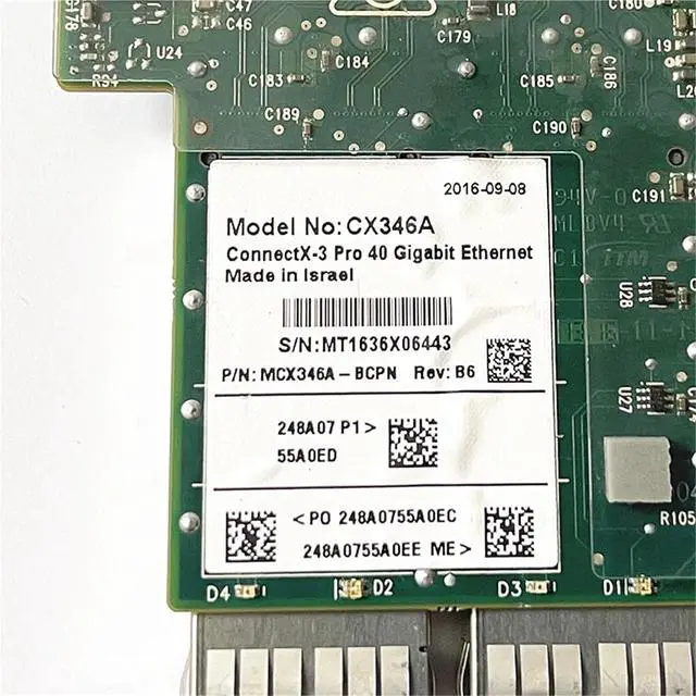 Alt view image 5 of 5 - CX346A 40G OCP 2-Port Fiber Optic Network Card Suitable for Internet Cafe Server IDC to Build Network