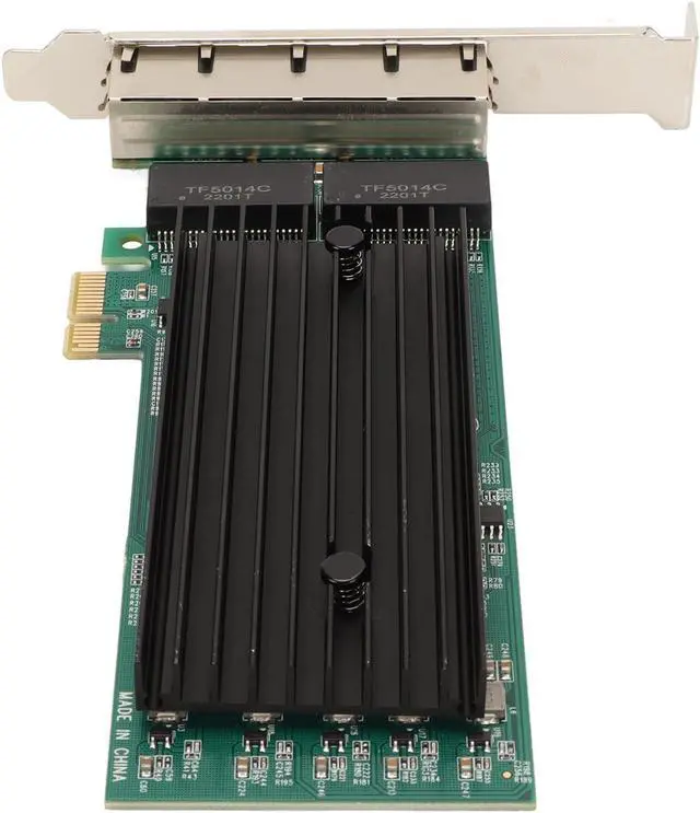 Alt view image 4 of 7 - 4 Port PCIe Gigabit Ethernet Card, PCI Network Adapter, 10 100 1000Mbps RJ45 LAN Card with JL82576EB Controller, Supports 7 8 10 Server 2012 2016 Freebsd VMWare ESXi
