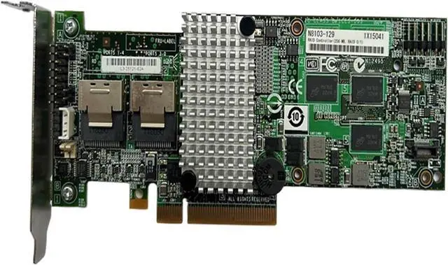 Alt view image 3 of 3 - LSI 9264-8i M5014 46M0918 6GB 6gb/s PCI-E SAS SATA RAID Controller Card 256MB PCIE RAID 0 1 5 6