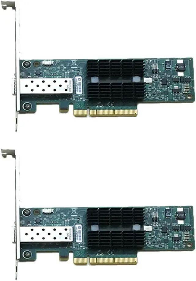 Alt view image 3 of 7 - 10G Card 2X MNPA19-XTR Mellanox ConnectX-2 LAN Adapter 10Gb Fast NIC with 1M/39.4in SFP + Cable Mnpa19-xtr