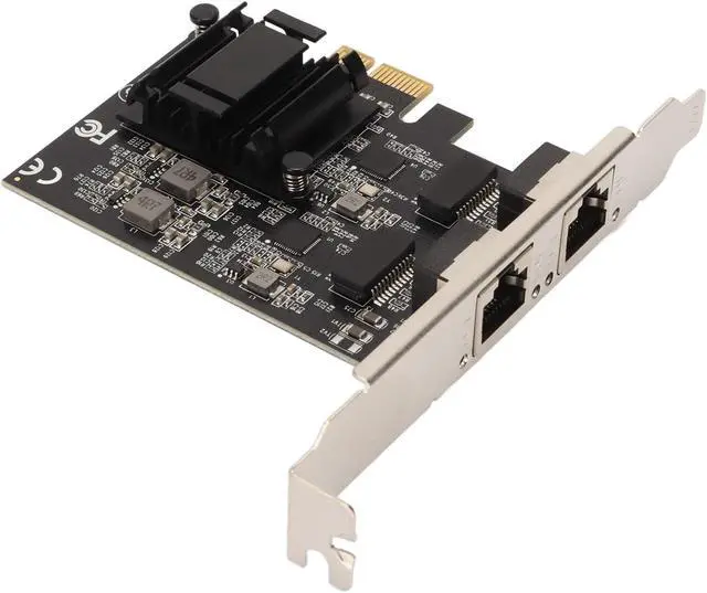 Alt view image 3 of 7 - Port PCIe Network Card with RTL8125BG Chip, 2.5Gbps Transmission for Desktops, PC Servers, Wide OS Compatibility, Remote Wake up Technology