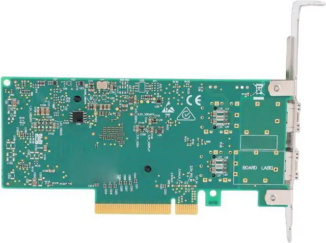 Alt view image 5 of 7 - 10G 25G Network Card, Dual Port PCIe X8 Ethernet Adapter with RDMA Technology for High Speed Data Transfer, Support for 8.1 10