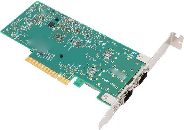 Alt view image 6 of 7 - 10G 25G Network Card, Dual Port PCIe X8 Ethernet Adapter with RDMA Technology for High Speed Data Transfer, Support for 8.1 10