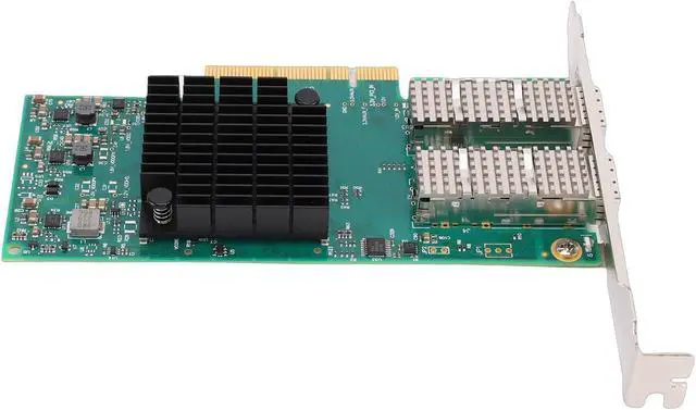 Alt view image 7 of 7 - 10G 25G Network Card, Dual Port PCIe X8 Ethernet Adapter with RDMA Technology for High Speed Data Transfer, Support for 8.1 10