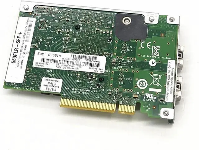 Alt view image 3 of 5 - 560FLR SFP+ Server 2-Port 10G Fiber Optic Network Card 665243-B21 669281-001 665241-001