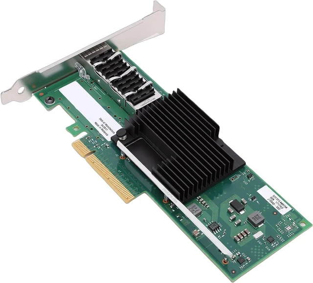 Alt view image 4 of 7 - Gugxiom XL710QDA1 40Gb Single QSFP Port Network Card, PCIe 3.0 x8, XL710AM1 Chip, 1G/10G/40Gb, for Wins Linux VMware Server Data Center