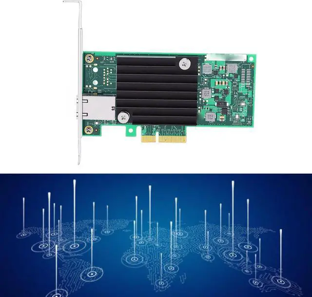 Alt view image 5 of 7 - 10Gb PCIe Network Card, T1 Controller with RJ45 Port, Support for VMware, PCIe 3.0 X4 Ethernet Adapter