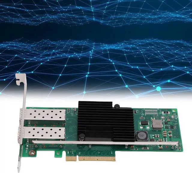Alt view image 4 of 7 - 10Gb SFP + PCI E Ethernet Network Card, Single SFP + Interface Support for X710AM1 Chip, PCI Express 3.0 X8 Ethernet Server Adapter Support for Server/VMware