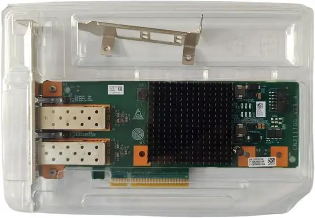 Alt view image 3 of 6 - SP330 for X710 Dual Port 10 Gigabit Fiber Optic Network Card X710-DA2 10G SFP Network Card