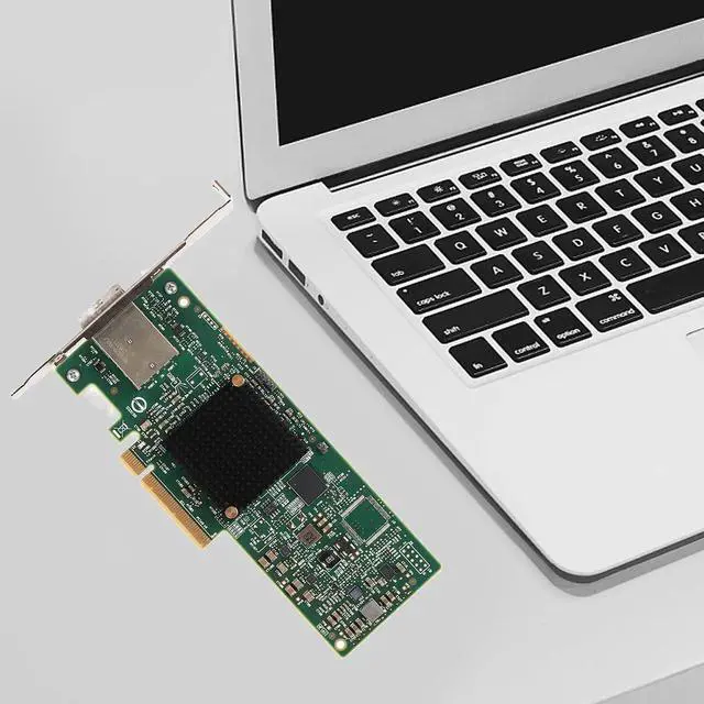 Alt view image 4 of 7 - LSI 9300 8e Controller Card, 12G External PCIe SAS HBA, 8 Port, Host Bus Adapter, IT Mode, for Windows, VMware, Freebsd