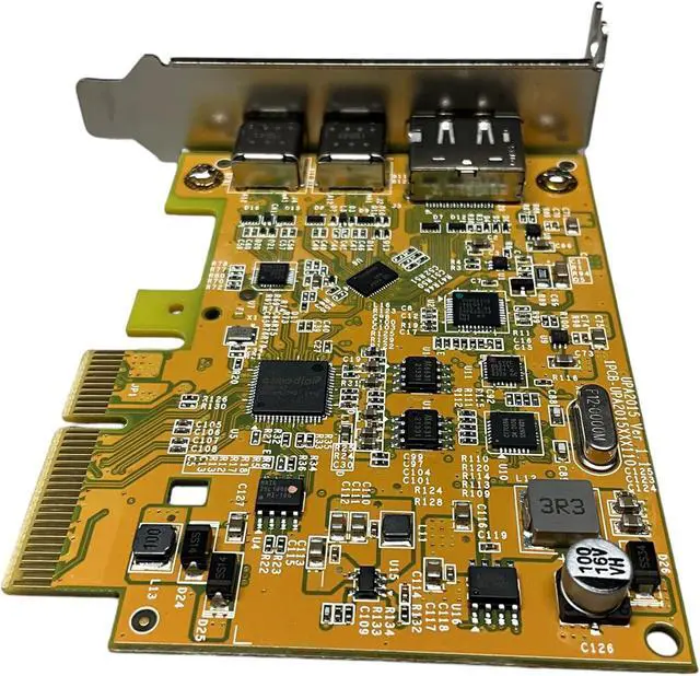 Alt view image 3 of 5 - MR7MR-USB3.2 Gen2 10G & DisplayPort Alt-Mode PCI Express Host Card with Dual USB Type-C Receptacles Low Profile ONLY.