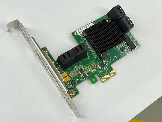Alt view image 2 of 5 - PCIe x1 to 8 Port 6Gb/s SAS/SATA Expansion Card