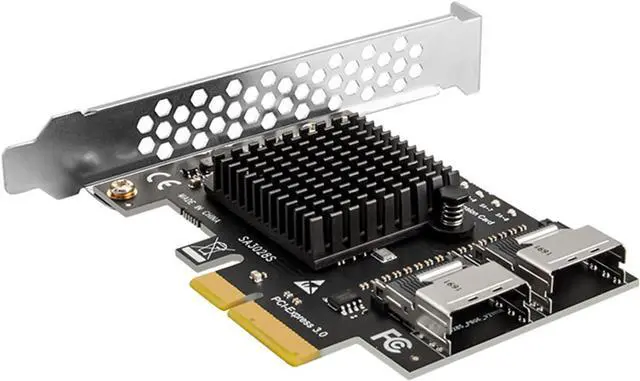 Main image of 8 Port Sata 3.0 SFF8087 PCIe 3.0 X4 to Mini Controller PCIe to SFF 8087 SFF-8087 Adapter Expansion ASM1166 Chip