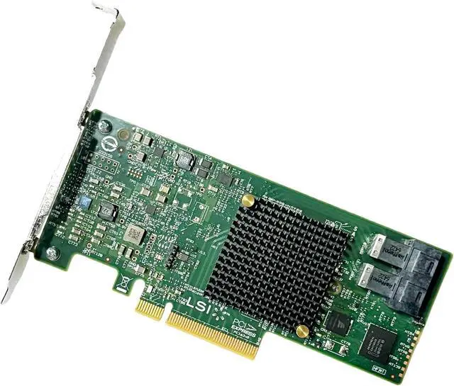 Alt view image 5 of 7 - 9300-8i LSI SAS3008 8-Port 12Gb PCIe 3.0 IT Mode ZFS FreeNAS unRAID SAS SATA Expander+2*SFF-8643 SATA Cable