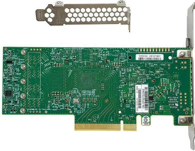 Alt view image 2 of 4 - SAS HBA Card Compatible with LSI 9400-16i IT Mode PCIe SATA Expansion Card, 16-Port 12Gbps PCIe 3.1, SAS Expander Support, SATA HBA Controller with 4X SFF-8643 Internal for ZFS TrueNAS unRAID NAS