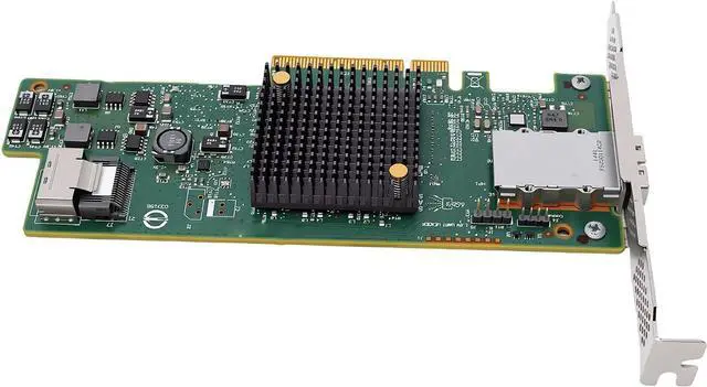 Alt view image 3 of 7 - Internal External SAS HBA Card, 6Gbs 8 Port PCIe 3.0 X8 | 4 SFF-8087 & 4 SFF-8088 Controller 0 1 10 1E for VMware