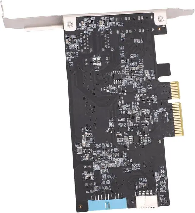 Alt view image 7 of 7 - Kadimendium PCIe to USB 3.2 Gen 2 Card HighSpeed 10Gbps 5 Ports Expansion Card for Desktop Black