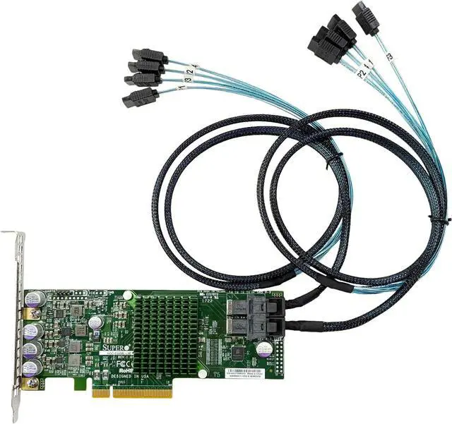 Main image of 9300-8i LSI3008 AOC-S3008L-L8E HBA 8-Port 12Gb PCIe 3.0 IT Mode ZFS FreeNAS unRAID SAS SATA Expander+2*SFF-8643-SATA Cable
