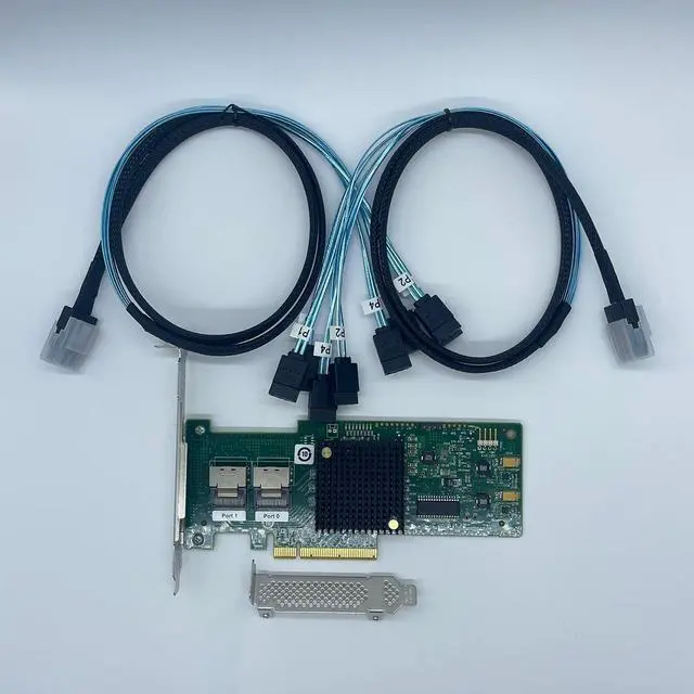 Main image of 9211-8i 6G SAS HBA LSI FW:P20 IT Mode ZFS FreeNAS unRAID 2* SFF-8087 SATA