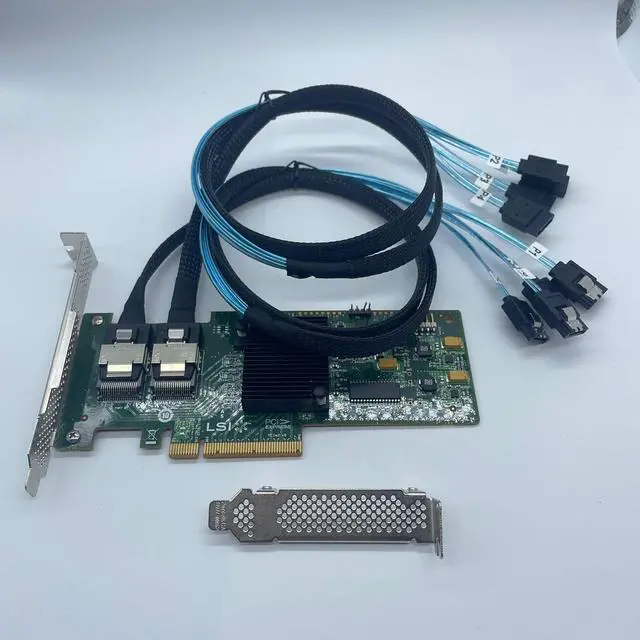 Alt view image 3 of 7 - 9211-8i 6G SAS HBA LSI FW:P20 IT Mode ZFS FreeNAS unRAID 2* SFF-8087 SATA