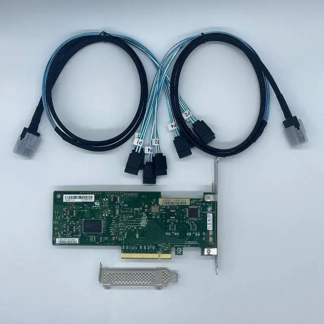 Alt view image 4 of 7 - 9211-8i 6G SAS HBA LSI FW:P20 IT Mode ZFS FreeNAS unRAID 2* SFF-8087 SATA