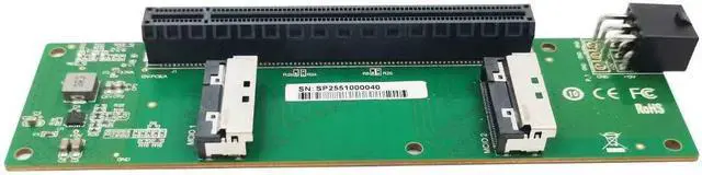 Alt view image 2 of 3 - MCIO 8i to PCIe 5.0 x16 Slot Expansion Card High-Speed PCIe Gen5 Expansion Adapter XIC 0516PEV3