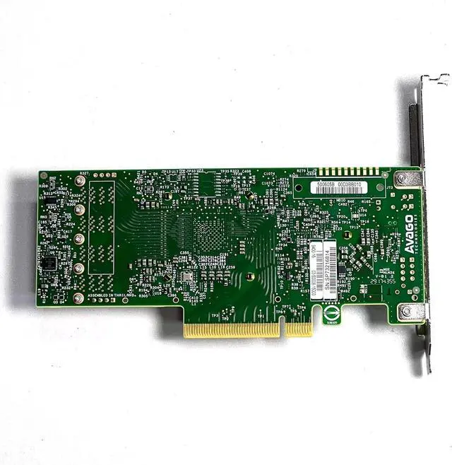Alt view image 3 of 3 - 9400-16i SATA/SAS HBA Controller 12 Gbps PCIe 16 Port Support NVME HDD