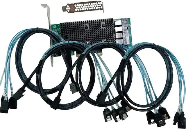 Main image of SAS3416 430-16i SATA/SAS HBA IT Mode Controller Card (=9400-16i) 12 Gbps PCIe 16 Port +4*SFF-8643 SATA