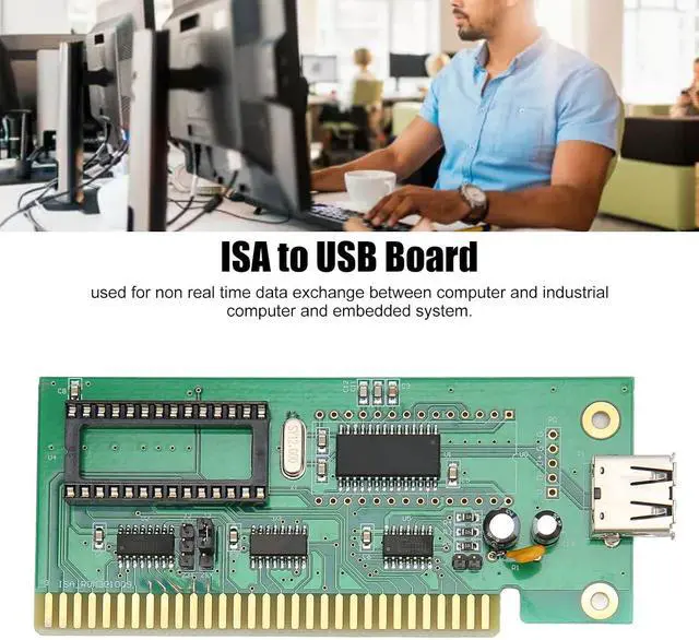 Alt view image 2 of 7 - ISA to USB Industrial Card for Windows,Stable ISA to USB Board,Plug and Play,ISA to USB Card for Industrial Computer