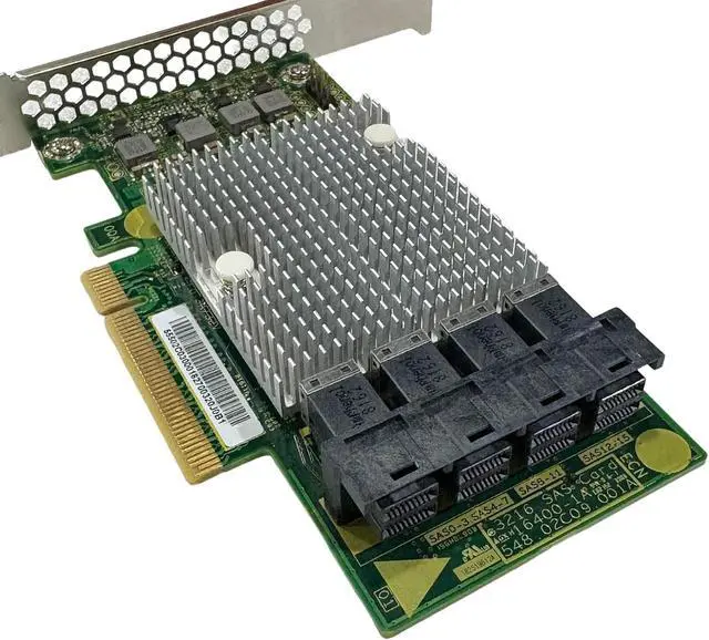 Alt view image 4 of 5 - SAS3216 SAS9305-16i 12Gbs 16 Port HBA RAID Controller Card PCIe 3.0 x8 IT-Mode SATA SAS Host Bus Adapter