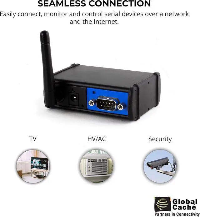 Alt view image 2 of 5 - WF2SL iTach WiFi to Serial Module - Connects RS232 Control Devices to a Wi-Fi Network