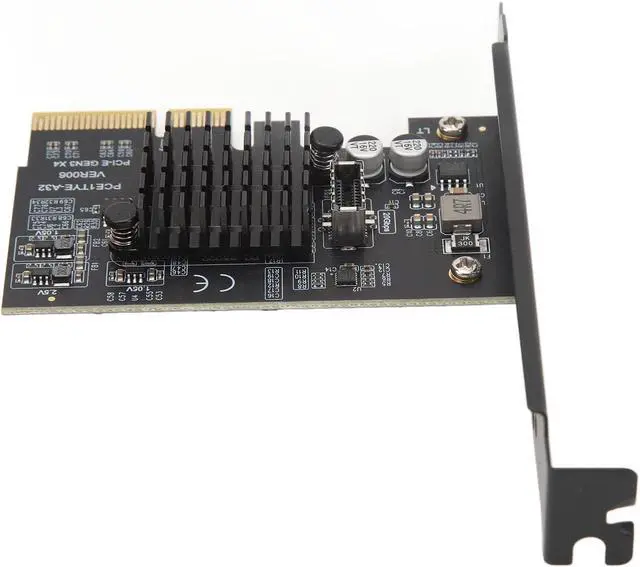 Alt view image 3 of 7 - USB 3.2 Gen 2 Expansion Card, PCIe to USB 3.2 Expansion Card, 20Gbps Type C Interface with ASM3242 Main Control, High Speed Data Transfer for Desktop, Compatible with 10, 1