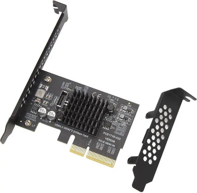 Alt view image 7 of 7 - USB 3.2 Gen 2 Expan Card, PCIe to USB 3.2 Gen 2 Card, 20Gbps Type C Interface with ASM3242 Main Control, Speed Data Transfer for Desktop PC, Compatible with 10/11, OS X,