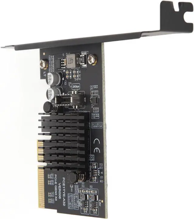 Alt view image 6 of 7 - USB 3.2 Gen 2 Expansion Card, PCIe to USB 3.2 Gen 2 Card with Type C Interface, 20Gbps High Speed Data Transfer, ASM3242 Main Control Chip, Compatible with Win 10/11, OS X, Linux f