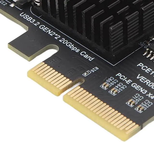 Alt view image 6 of 7 - USB 3.2 Gen 2 Expan Card, PCIe to USB 3.2 Gen 2 Card, 20Gbps Type C Interface with ASM3242 Main Control, Speed Data Transfer for Desktop PC, Compatible with 10/11, OS X,