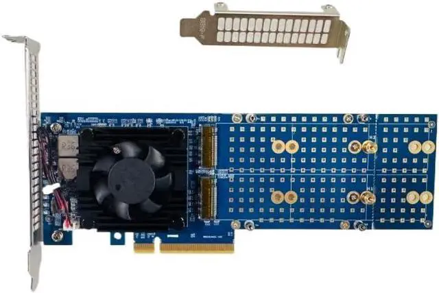 Main image of PCIe 4.0 X8 M.2 NVMe SSD Switch Controller Adapter with PEX88024 PLX88024 PCI Express 4.0 X8 Switch to 4 Ports M.2 Adapter Card