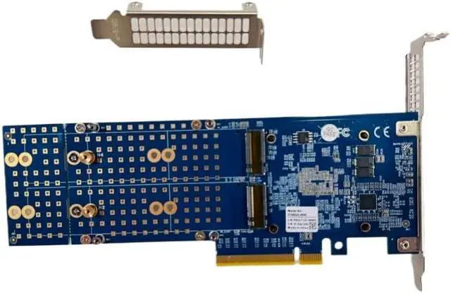 Alt view image 3 of 5 - PCIe 4.0 X8 M.2 NVMe SSD Switch Controller Adapter with PEX88024 PLX88024 PCI Express 4.0 X8 Switch to 4 Ports M.2 Adapter Card