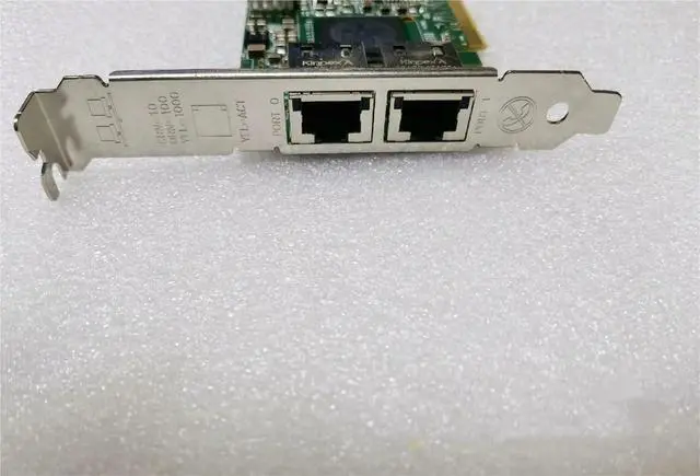 Alt view image 4 of 6 - BCM5709 F169G Dual Port Gigabit Network Card for bcm5709C Chip Full Height G218C 0F169G PCI-E X4 X8 X16(with Short Baffle)