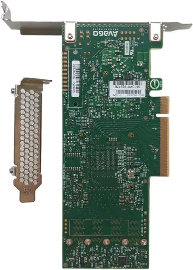 Alt view image 3 of 7 - SAS HBA Card Compatible with LSI 9400-16i IT Mode PCIe SATA Expansion Card, 16-Port 12Gbps PCIe 3.1, SAS Expander Support, SATA HBA Controller with 4X SFF-8643 Internal for ZFS TrueNAS unRAID NAS