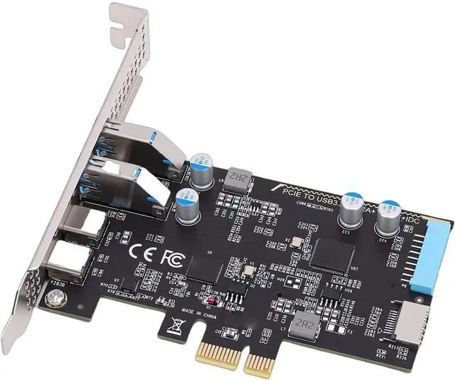 Alt view image 2 of 7 - Jiawu 5Gbps PCIe USB Expansion Card with Fast Data Transfer and Multi Ports for Desktop PCs