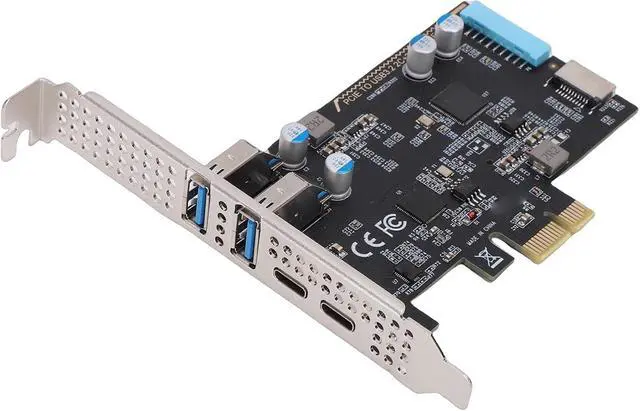 Alt view image 5 of 7 - Jiawu 5Gbps PCIe USB Expansion Card with Fast Data Transfer and Multi Ports for Desktop PCs