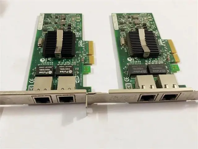 Alt view image 3 of 5 - 1pc 9402 pt 9402PT Network Card Adapter LAN Server Adapter 10/100/1000Mbps for PCI-E X4 82571 NC360T Dual Port