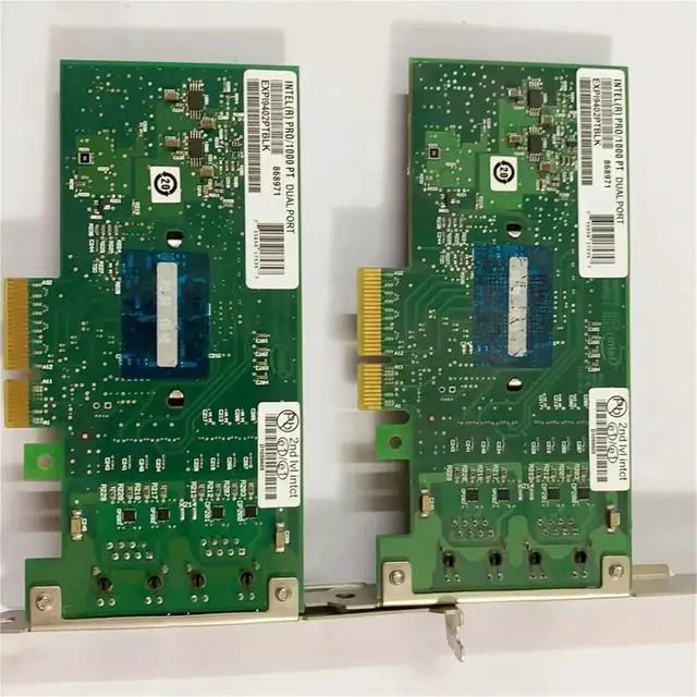 Alt view image 2 of 5 - 1pc 9402 pt 9402PT Network Card Adapter LAN Server Adapter 10/100/1000Mbps for PCI-E X4 82571 NC360T Dual Port