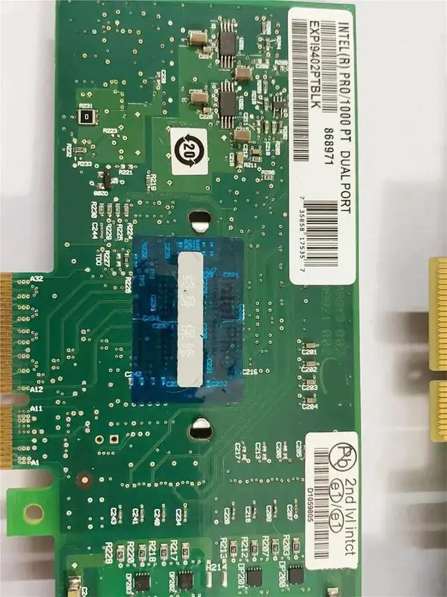 Alt view image 4 of 5 - 1pc 9402 pt 9402PT Network Card Adapter LAN Server Adapter 10/100/1000Mbps for PCI-E X4 82571 NC360T Dual Port