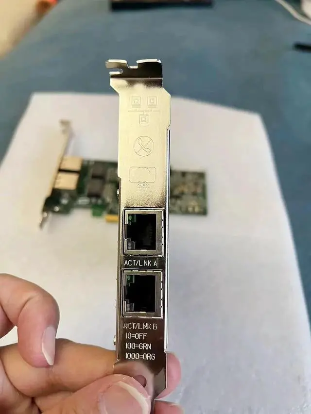 Alt view image 5 of 5 - 1pc 9402 pt 9402PT Network Card Adapter LAN Server Adapter 10/100/1000Mbps for PCI-E X4 82571 NC360T Dual Port
