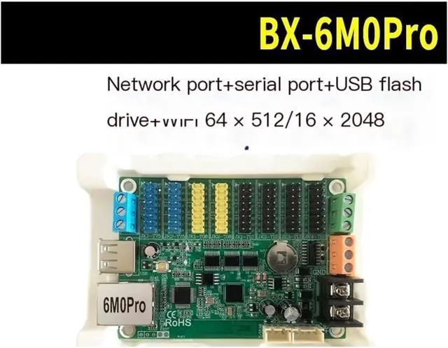 Alt view image 2 of 7 - Control Card BX-6MTPro Network Port U Disk LED Display 6M0 6M1 6M2(BX-6M0Pro)
